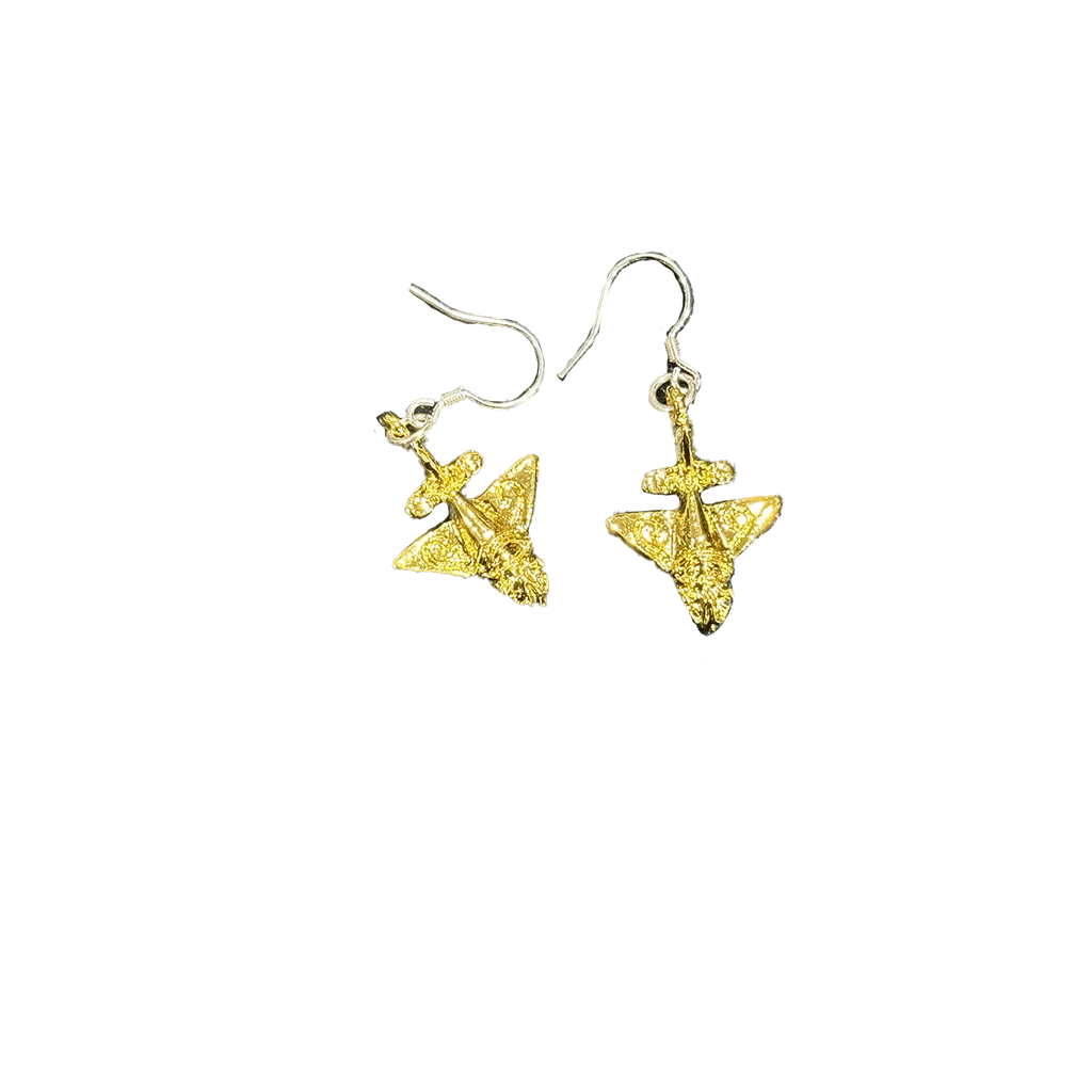 Goldflyer Golden Dangle Earrings